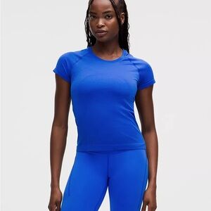 Lululemon swiftly tech Blue Athletic Top